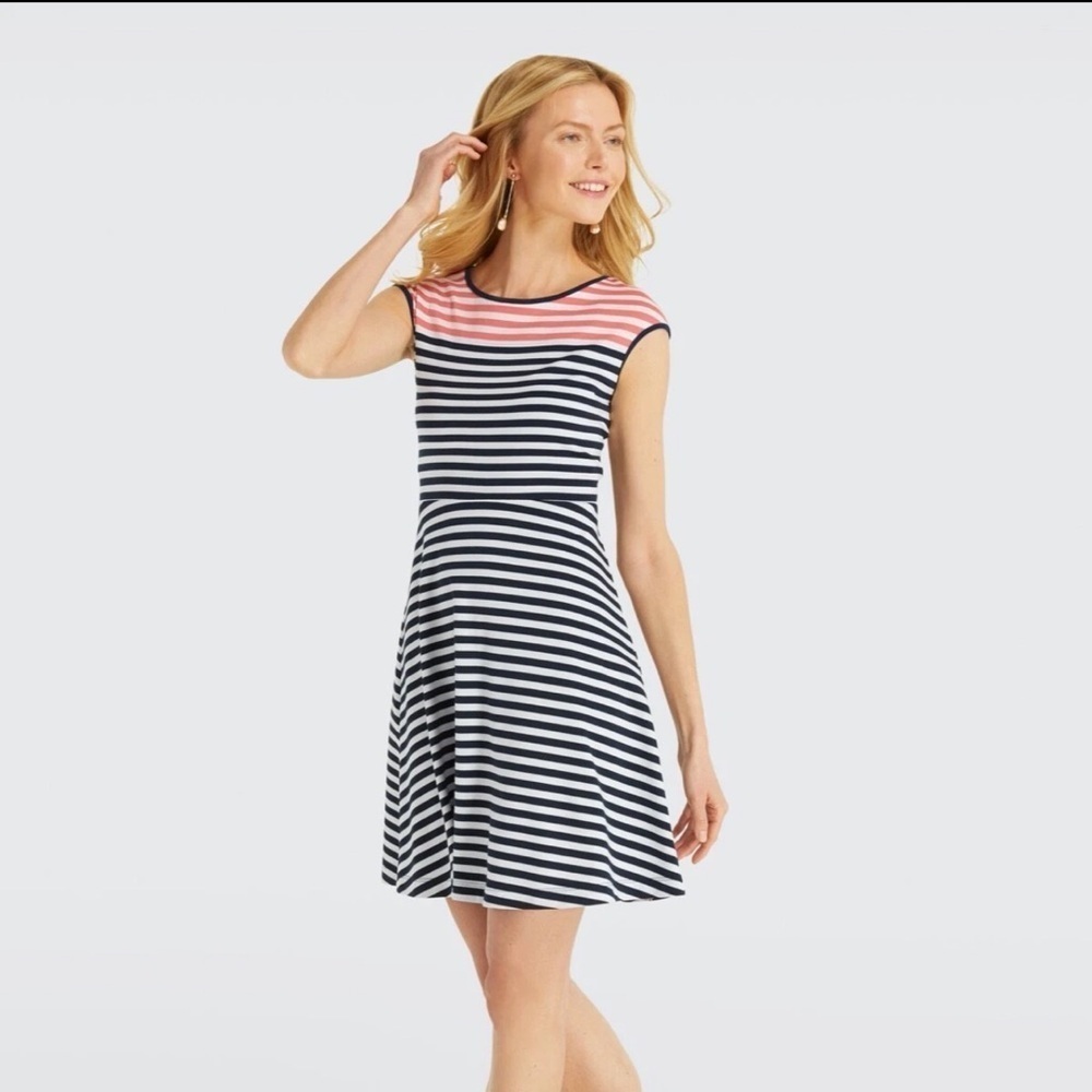 Draper James Ponte Knit A-line Dress Size Medium